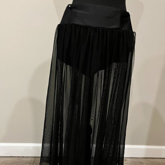 Black flowy Skirt for Dance- Lyric Contempoary Ballet - Picture 1 of 2
